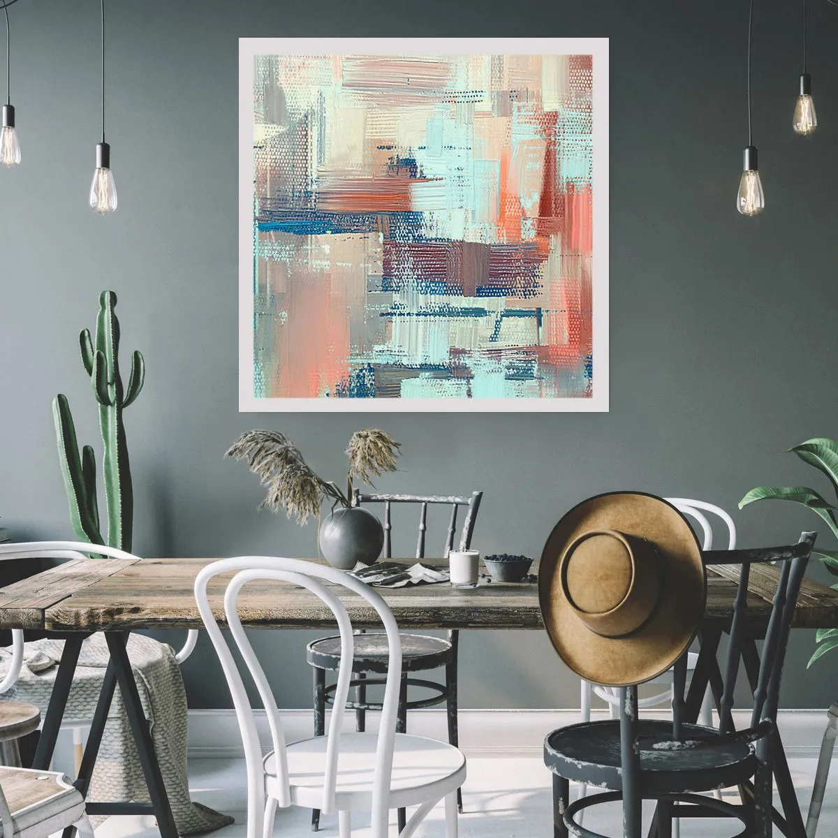 Poster - Întinde-te spre lumină - 40x40 cm