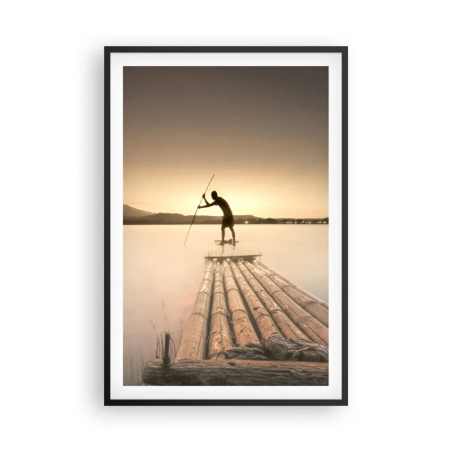 Poster în ramă neagră - Înainte de odihnă - 61x91 cm