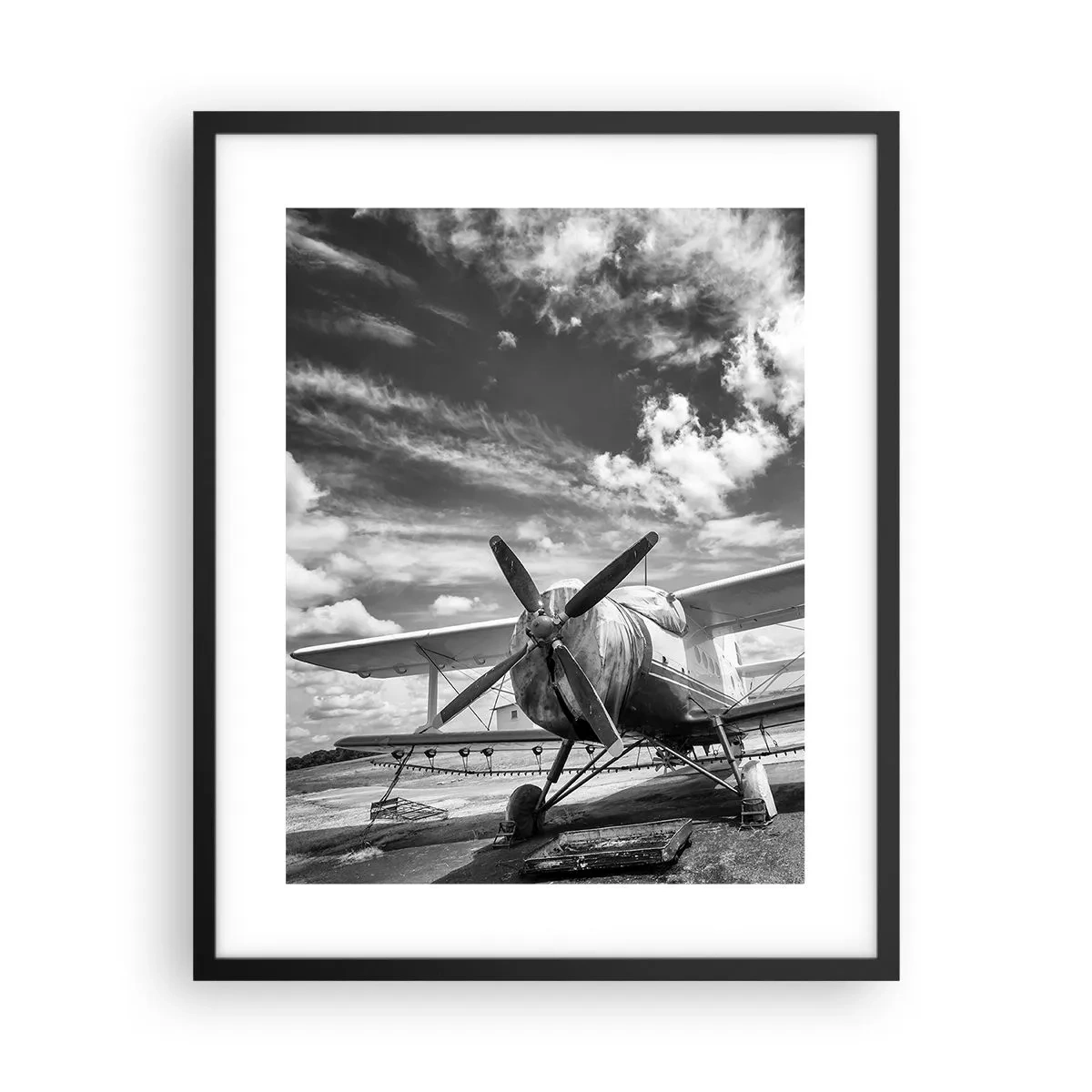 Poster în ramă neagră - Abia aștept! - 40x50 cm