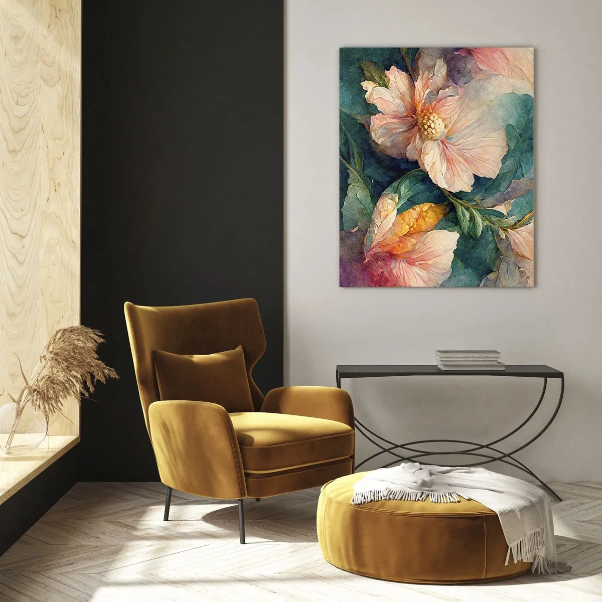 Tablou pe sticlă - Subtilitate pură - 50x70 cm