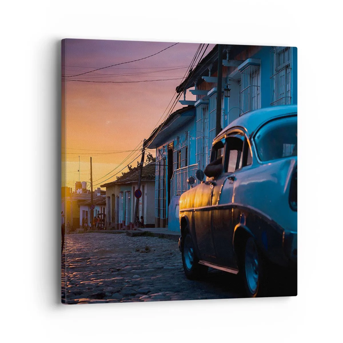 Tablou pe pânză - Aici timpul încetinește - 40x40 cm