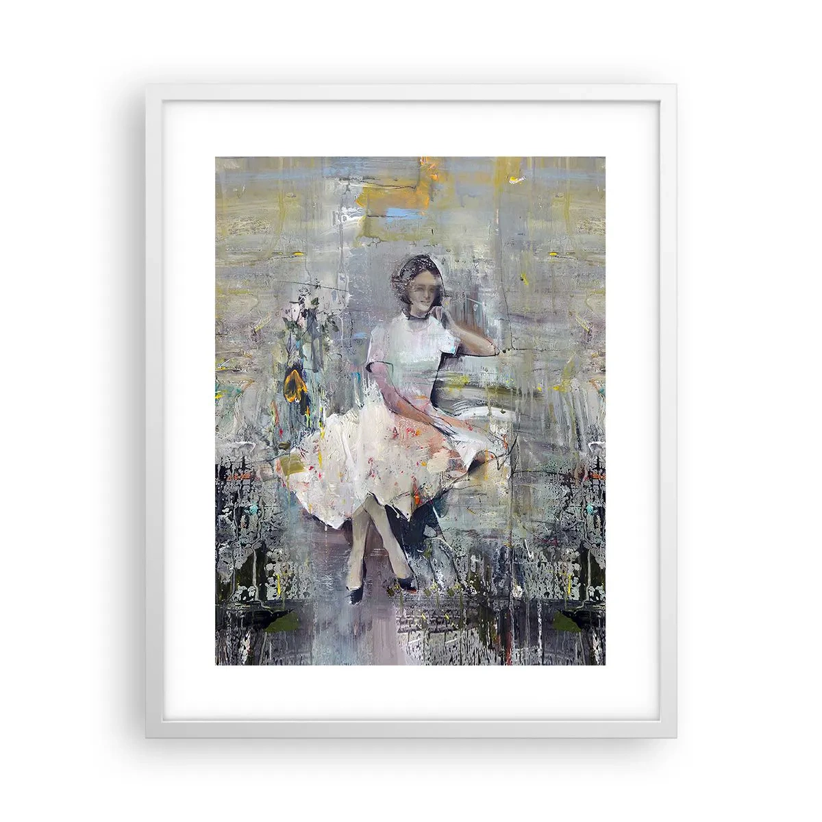 Poster în ramă albă - Clasică și modernă - 40x50 cm
