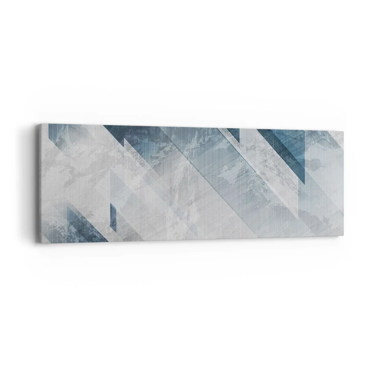 Tablou pe pânză - Compoziția spațială - mișcarea griului - 90x30 cm