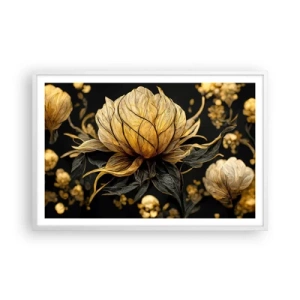 Poster în ramă albă - Fragilitate subtilă - 91x61 cm