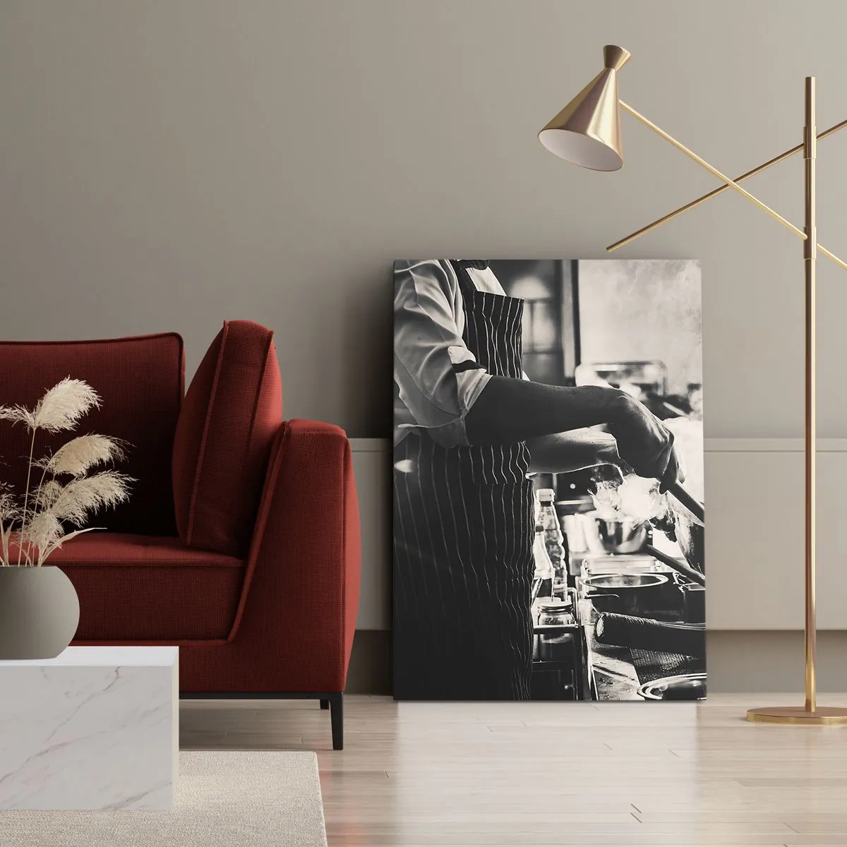 Tablou pe pânză - Alchimia aromelor - 65x120 cm