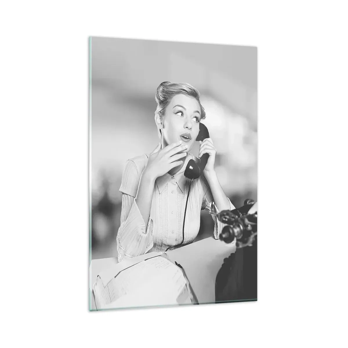 Tablou pe sticlă - Bună ziua, suntem în anii '50. - 80x120 cm