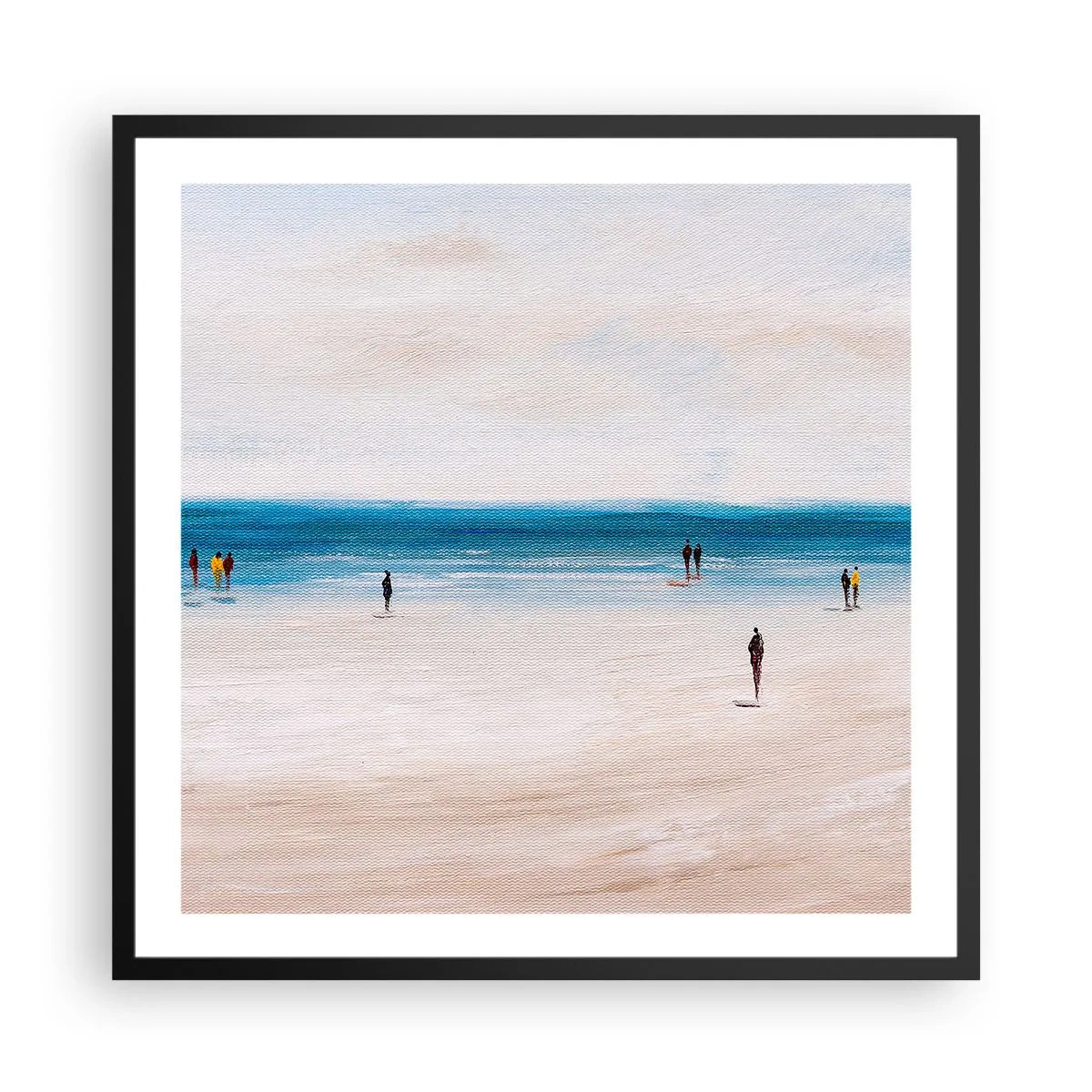 Poster în ramă neagră - Nevoia naturală - 60x60 cm