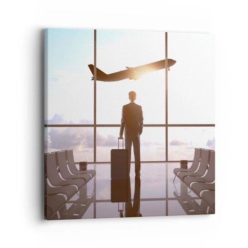 Tablou pe pânză - Ai timp, încetinește - 40x40 cm