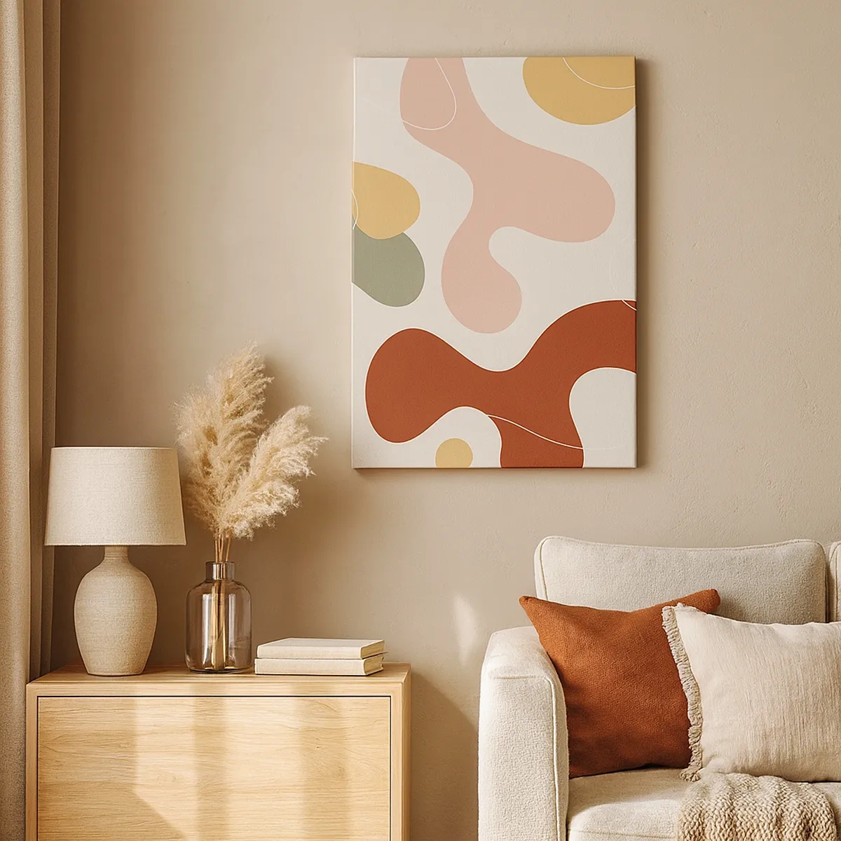 Tablou pe pânză - Pete colorate? - 50x70 cm