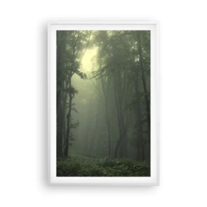 Poster în ramă albă - Înainte să se trezească - 61x91 cm