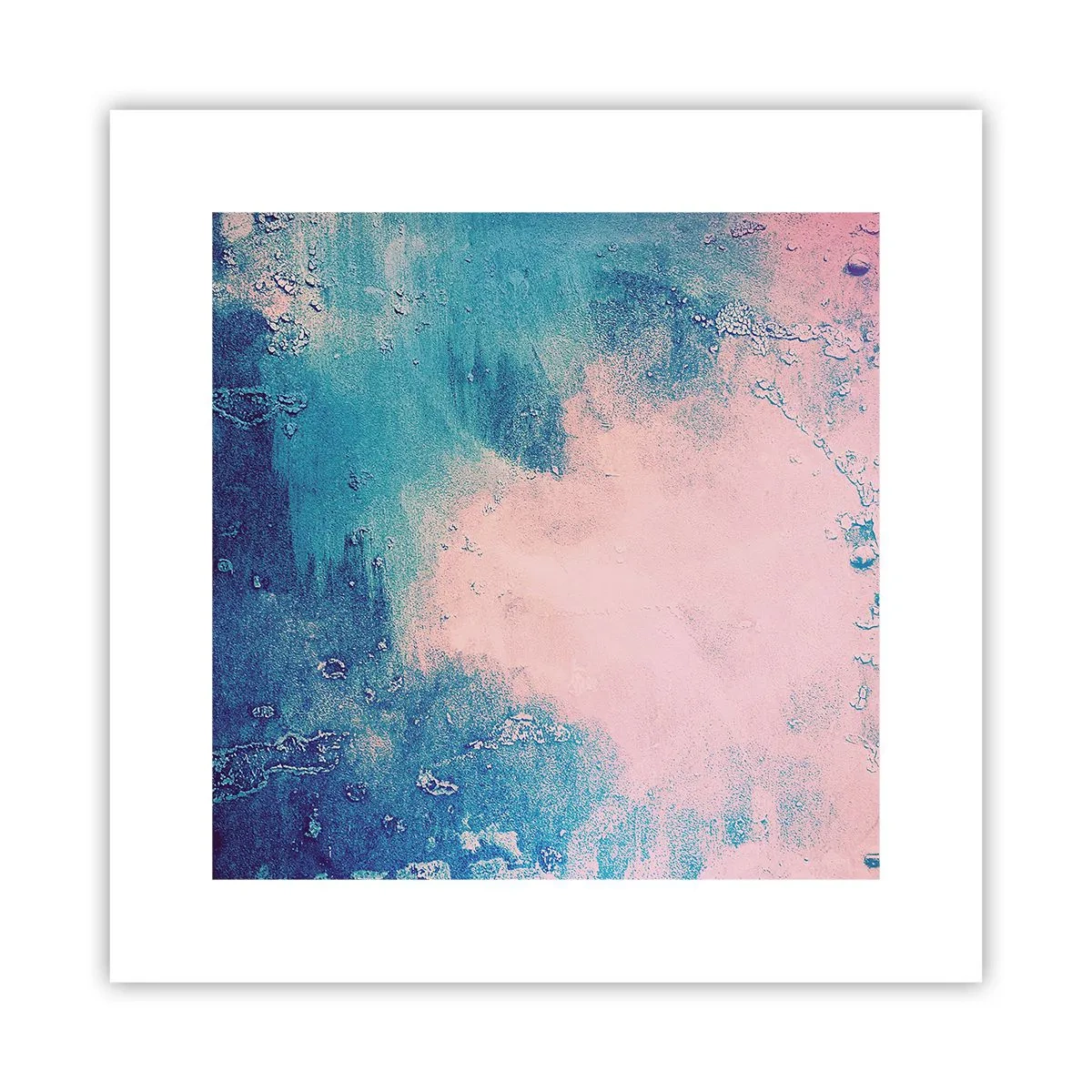 Poster - Îmbrățișare albastră - 30x30 cm