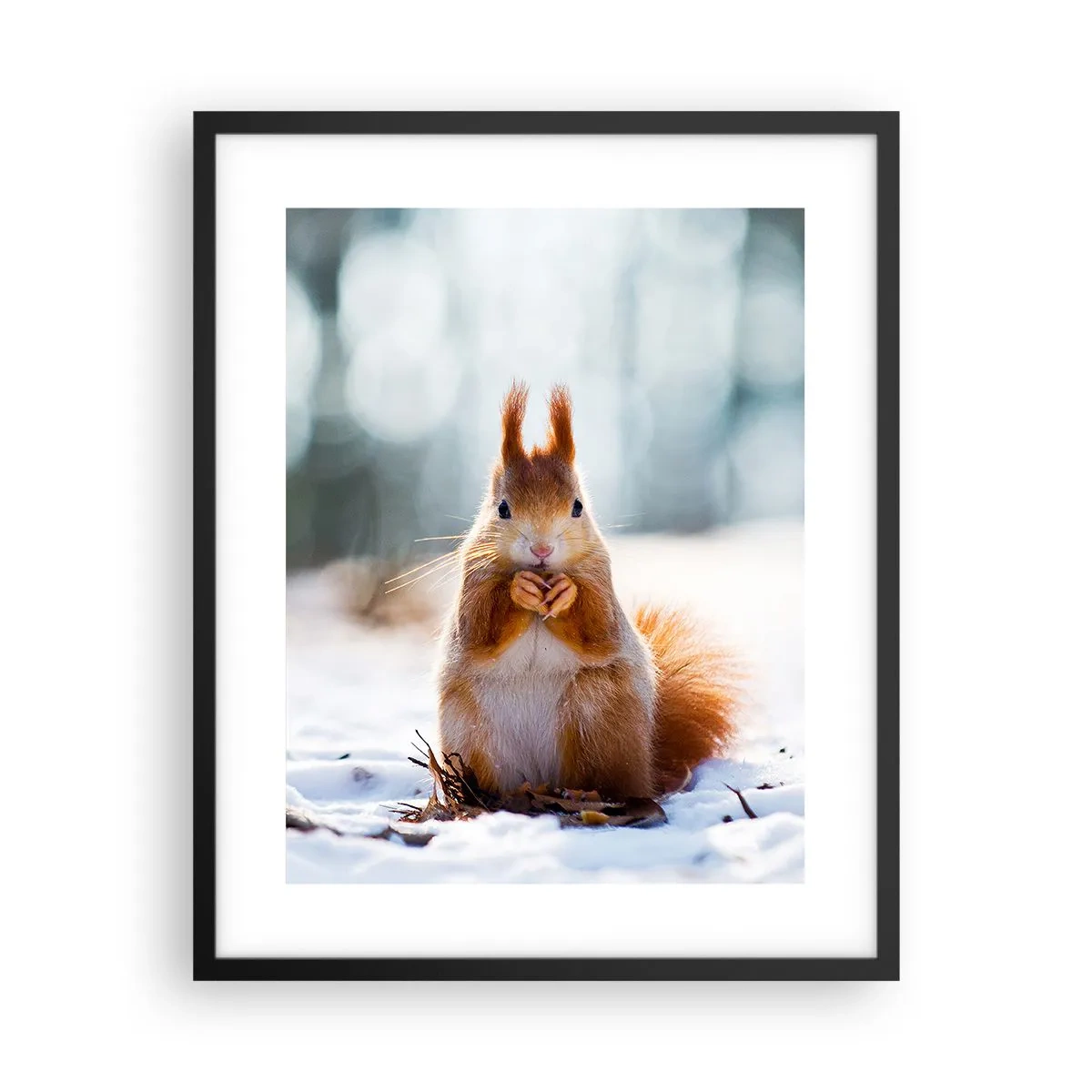Poster în ramă neagră - Și la ce te uiți? - 40x50 cm