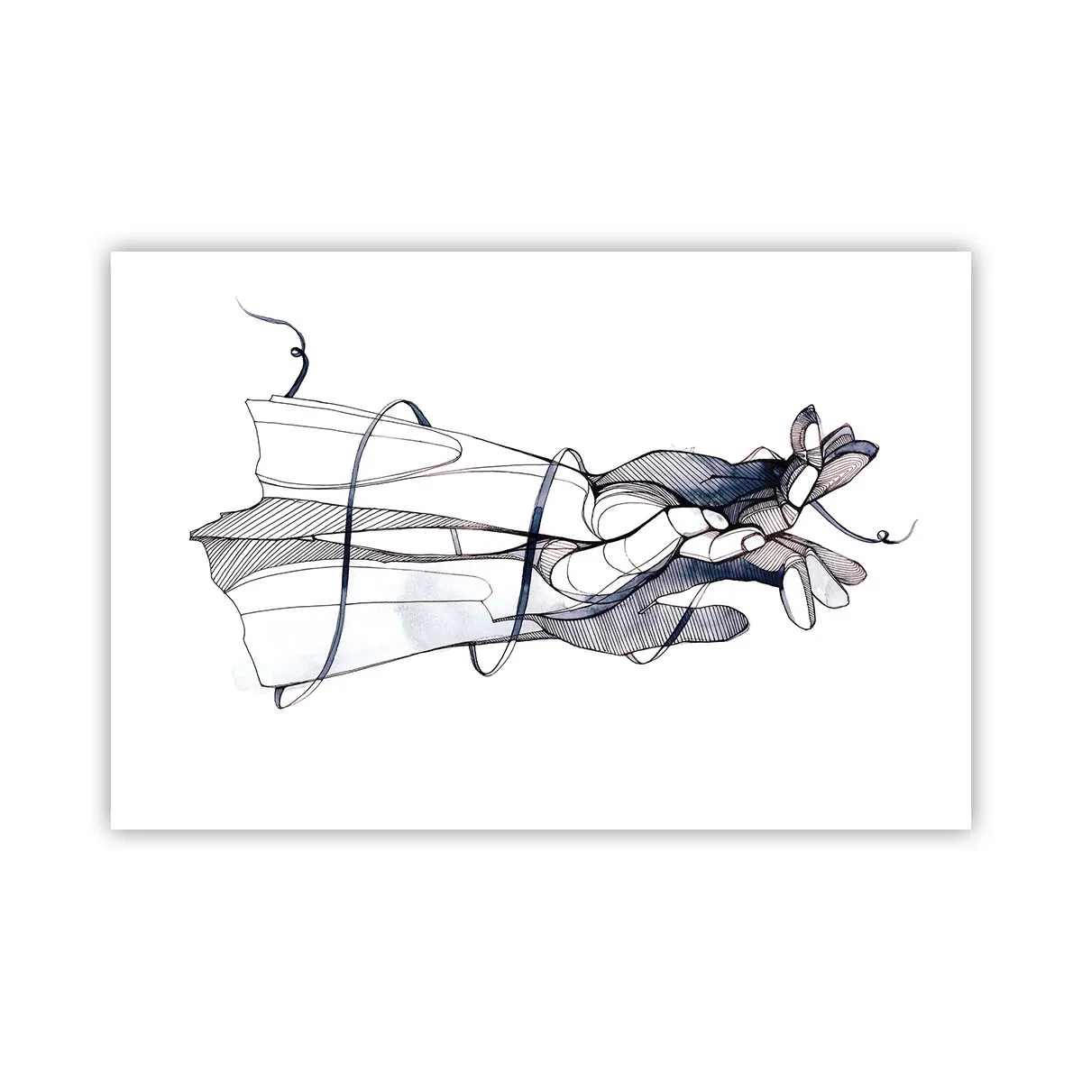 Poster - Un studiu al atingerii - 91x61 cm