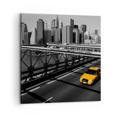Tablou pe pânză - Culorile marelui oraș - 60x60 cm