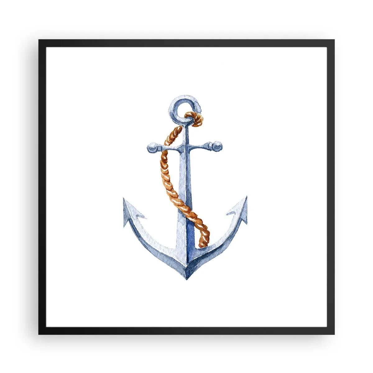 Poster în ramă neagră - Ahoy aventura! - 60x60 cm