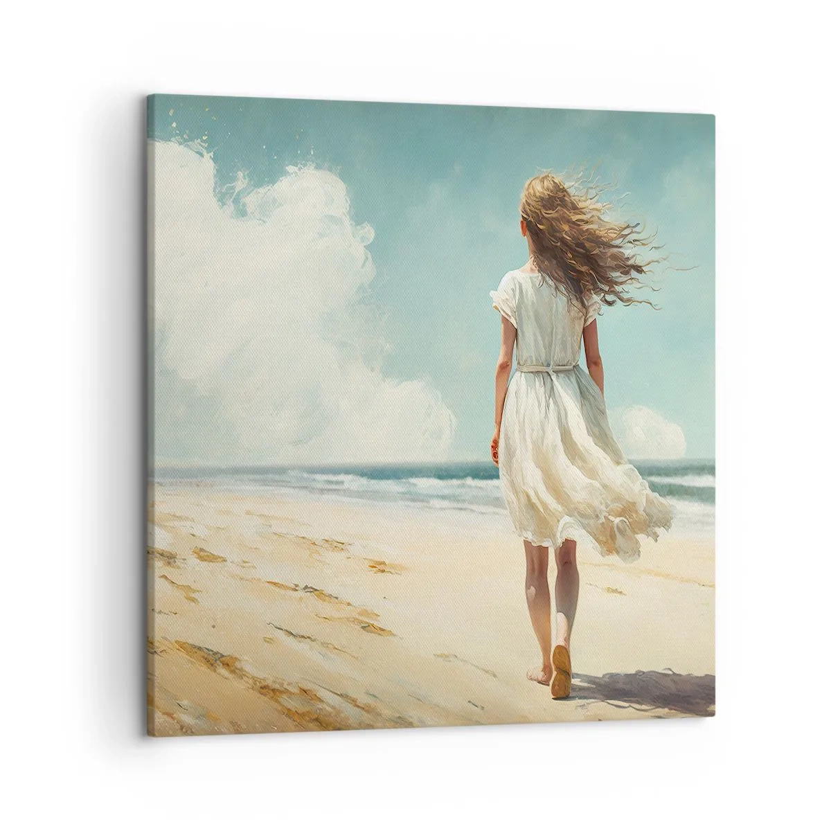 Tablou pe pânză - Vreau să întâlnesc soarele și vântul - 50x50 cm