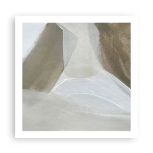 Poster - Val de alb - 60x60 cm