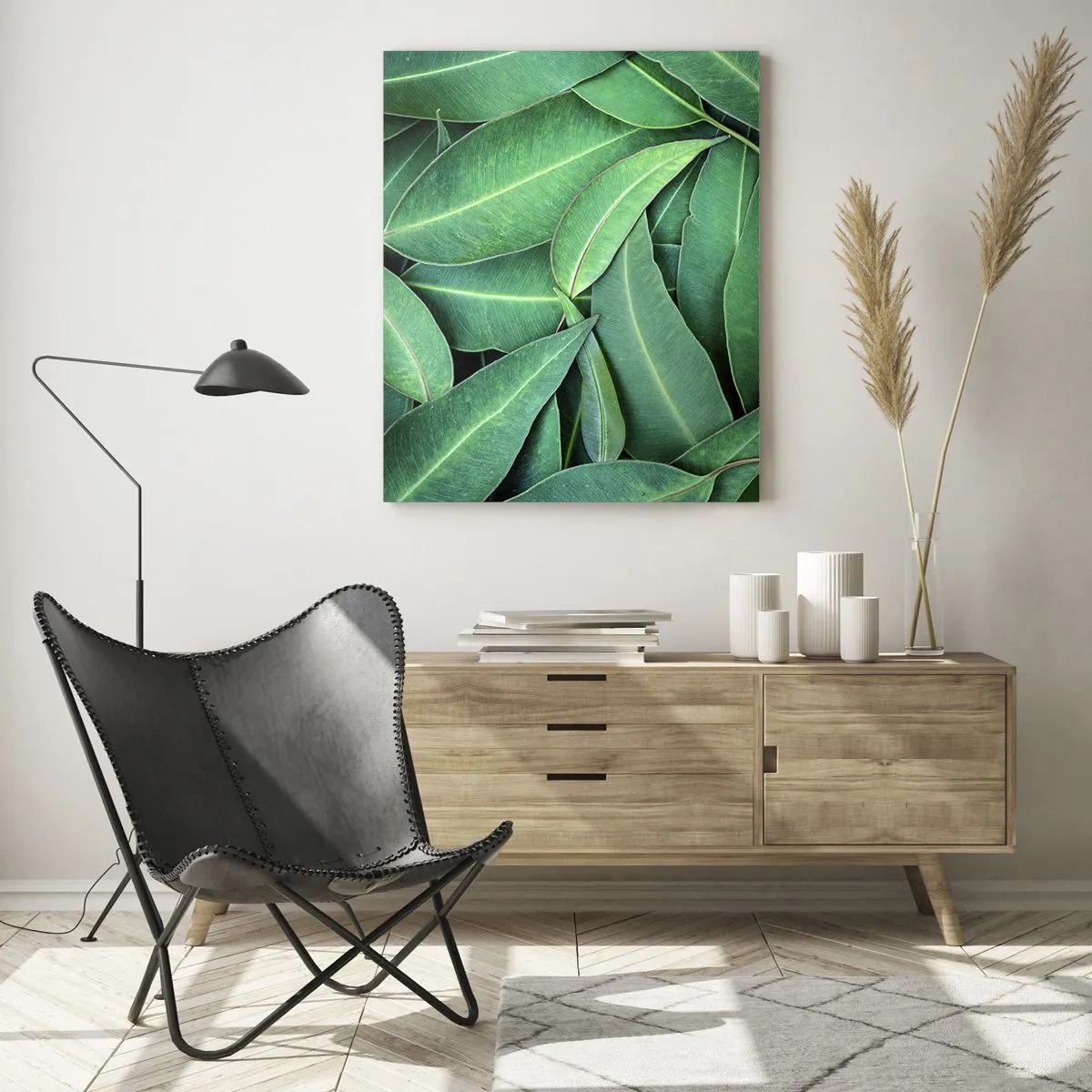 Tablou pe sticlă - Suculente și proaspete - 50x70 cm
