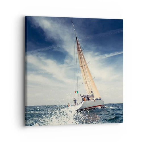 Tablou pe pânză - Nu ne vor prinde din urmă! - 30x30 cm