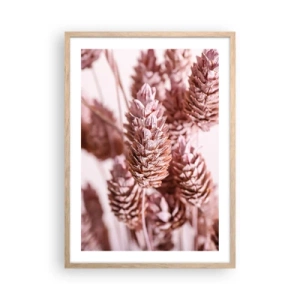 Poster în ramă de stejar deschis - Aparent discrete - 50x70 cm