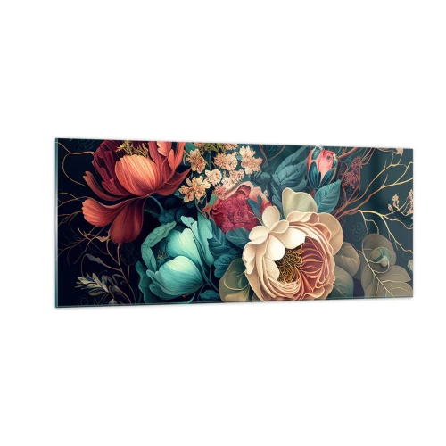 Tablou pe sticlă - Farmecul secolului al XIX-lea - 100x40 cm