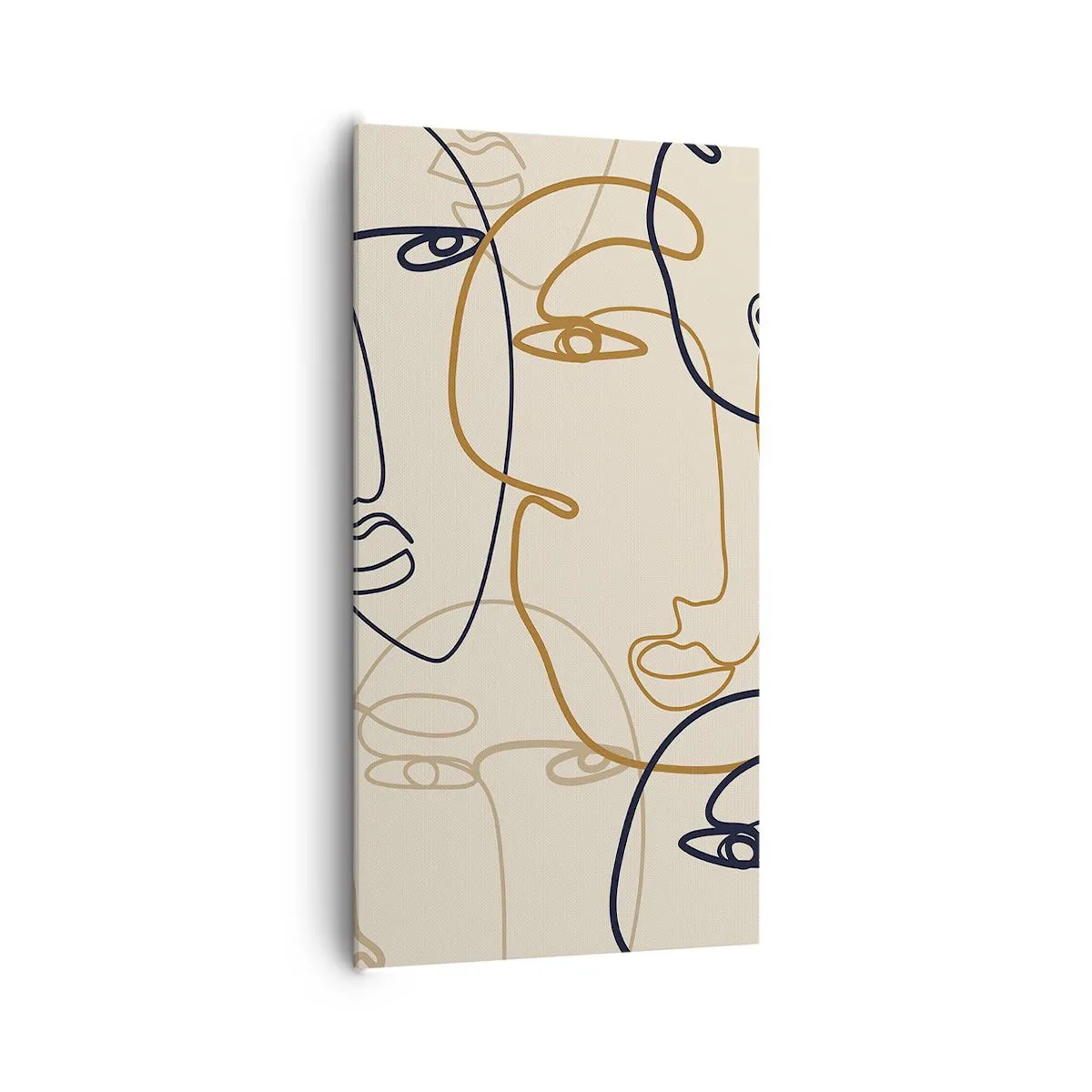 Tablou pe pânză - Portret multiplicat - 65x120 cm