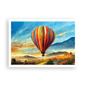 Poster - În liniște puteți vedea mai multe - 100x70 cm