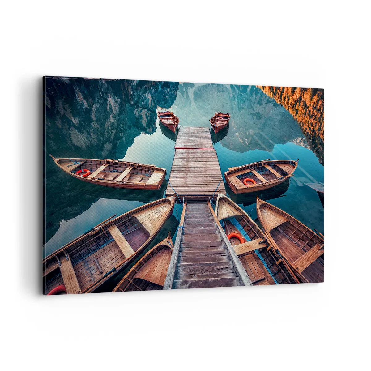 Tablou pe pânză - Așteptând în port - 100x70 cm