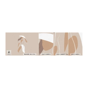 Mostră tapet autocolant Deluxe Sticker - Moda este distractivă - Femeie, Grafică, Modă - 100x30 cm
