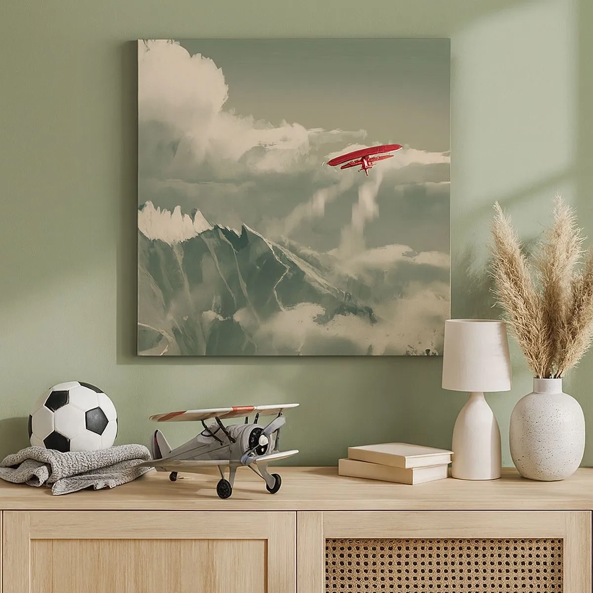 Tablou pe pânză - Un pionier neînfricat - 30x30 cm