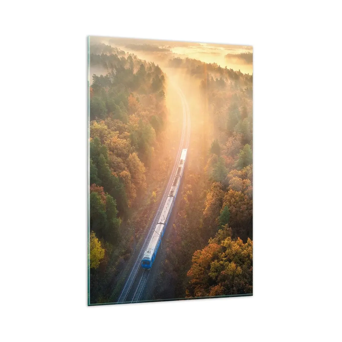 Tablou pe sticlă - Călătorie de toamnă - 80x120 cm