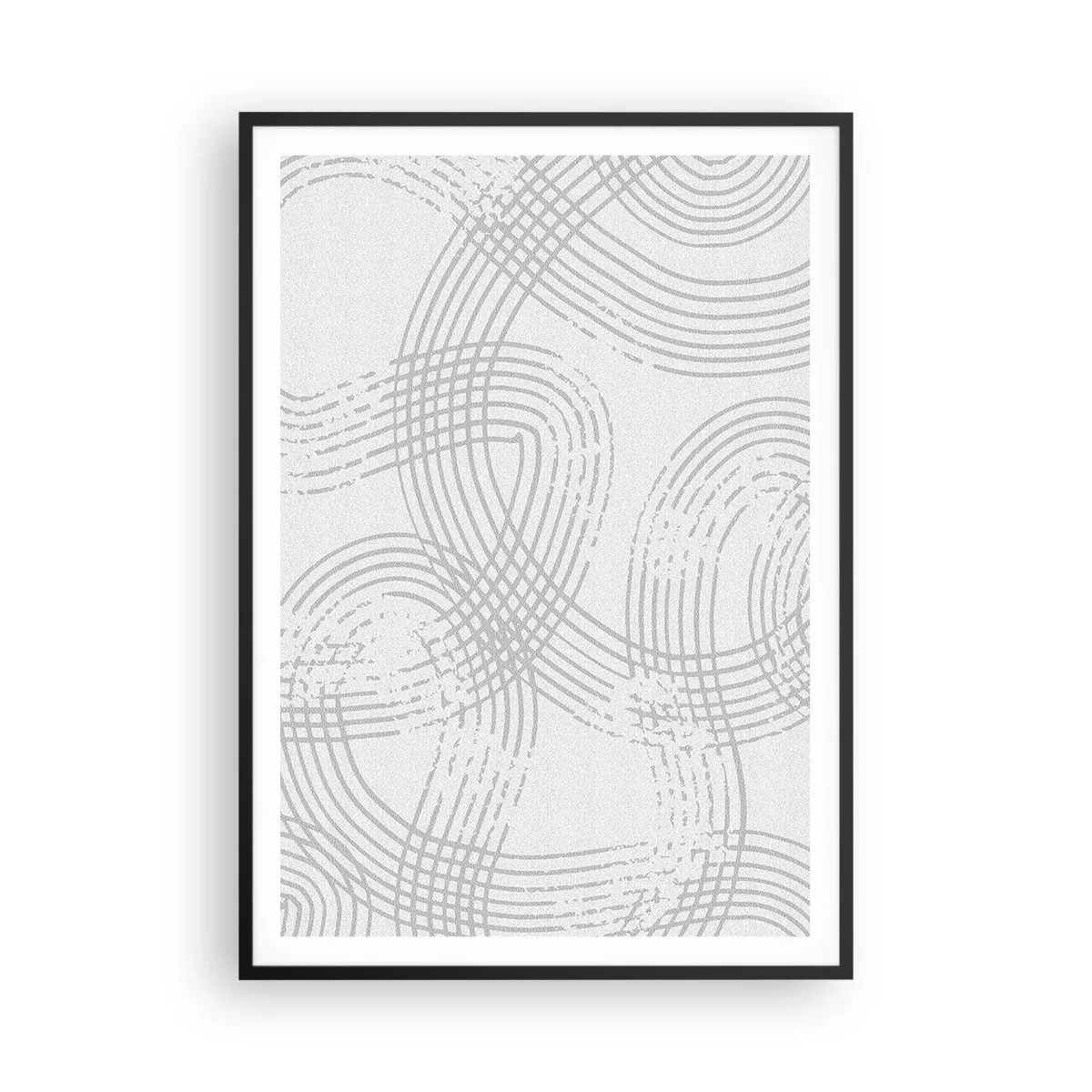 Poster în ramă neagră - Nu există o cale ușoară - 70x100 cm