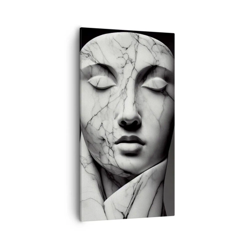 Tablou pe pânză - Forme de marmură - 55x100 cm