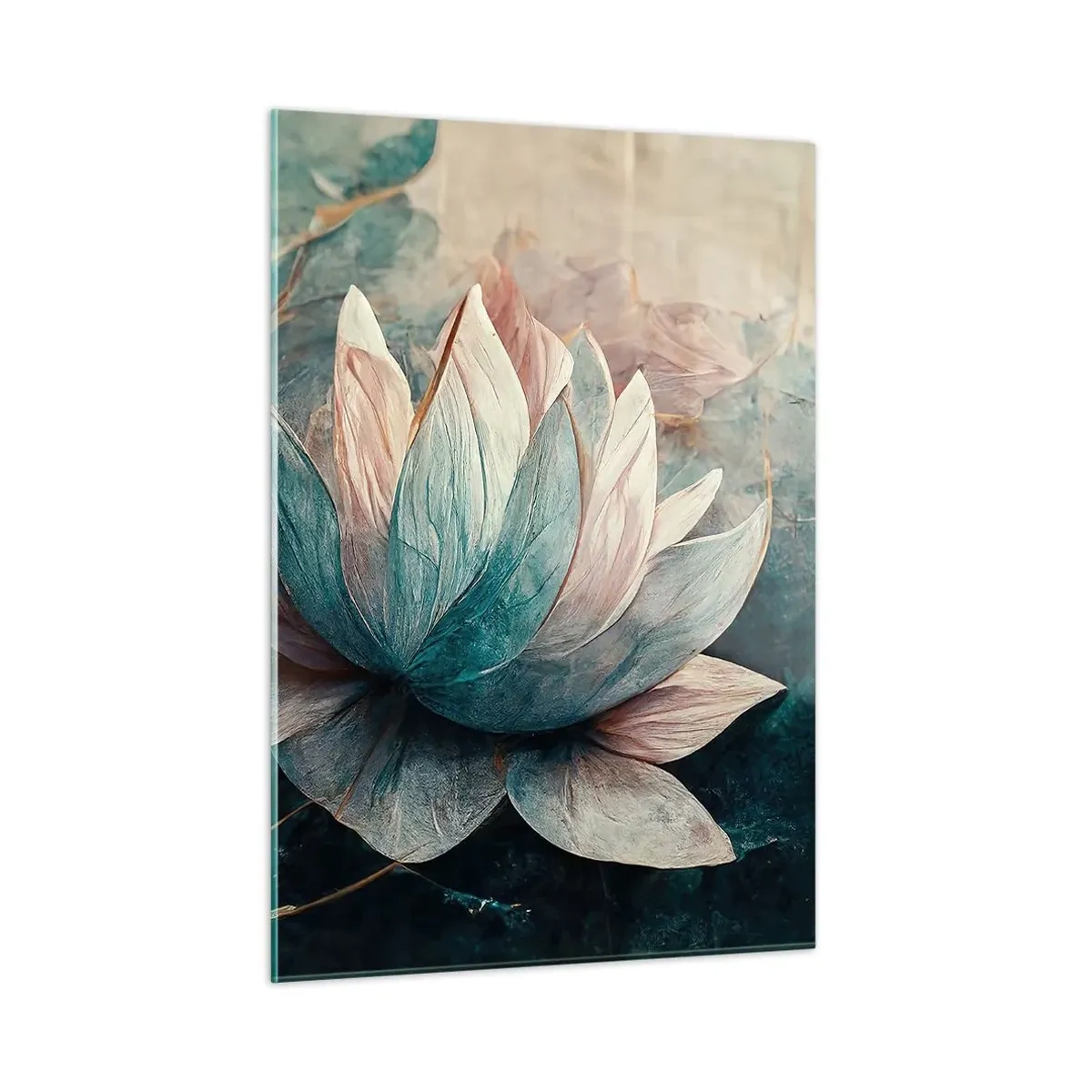 Tablou pe sticlă - Stele de lac - 50x70 cm