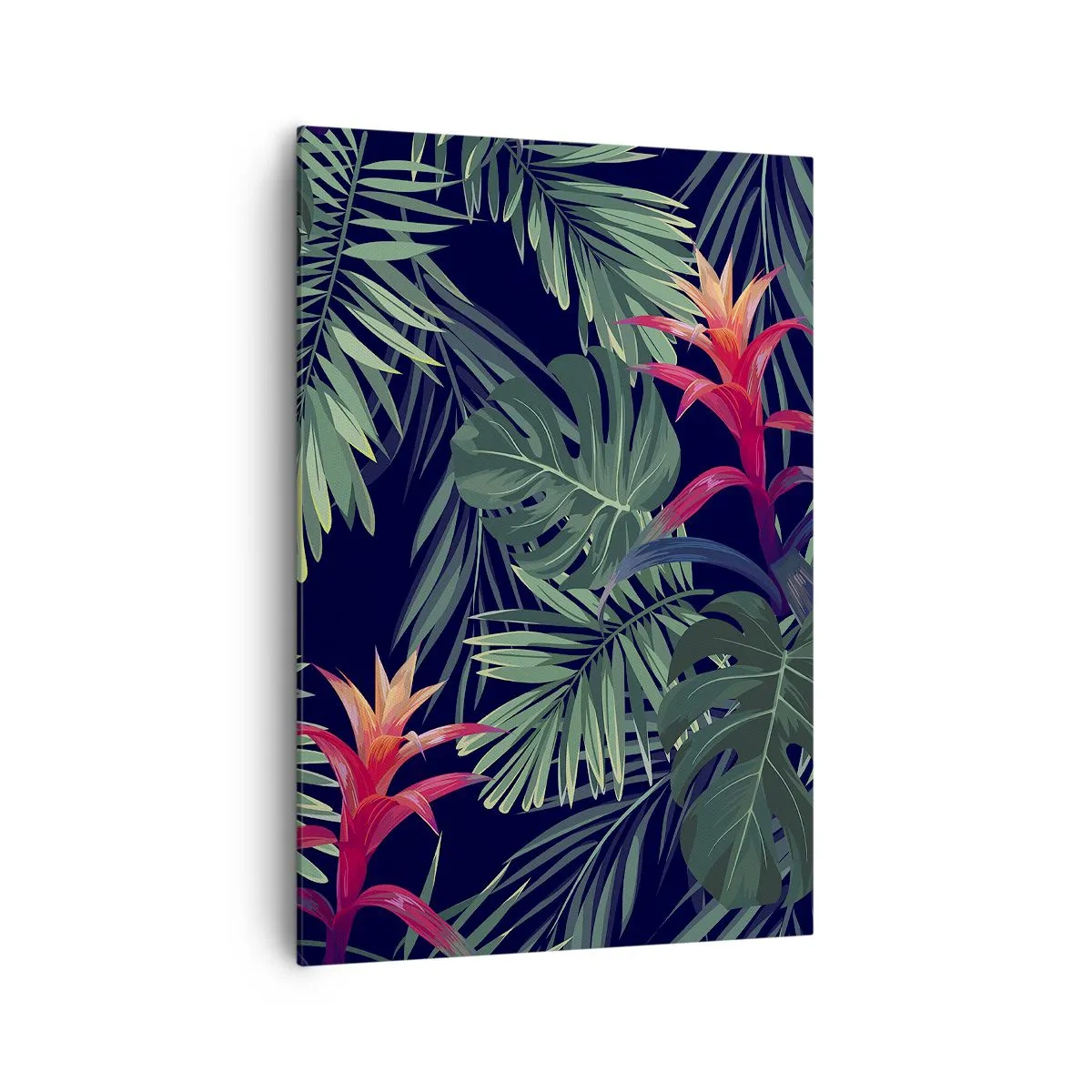 Tablou pe pânză - Flacăra verde - 70x100 cm