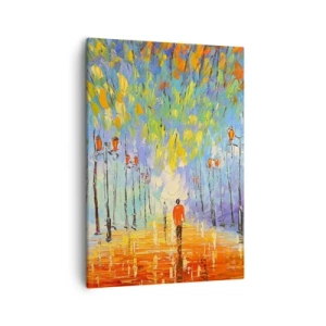 Tablou pe pânză - Cântecul de noapte al ploii - 50x70 cm