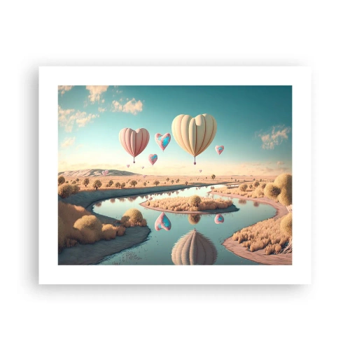 Poster - Iubirea ne înalță - 50x40 cm