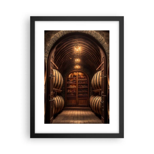 Poster în ramă neagră - Beciul cu atmosferă - 30x40 cm