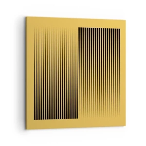 Tablou pe pânză - Pătratul contrariilor - 60x60 cm