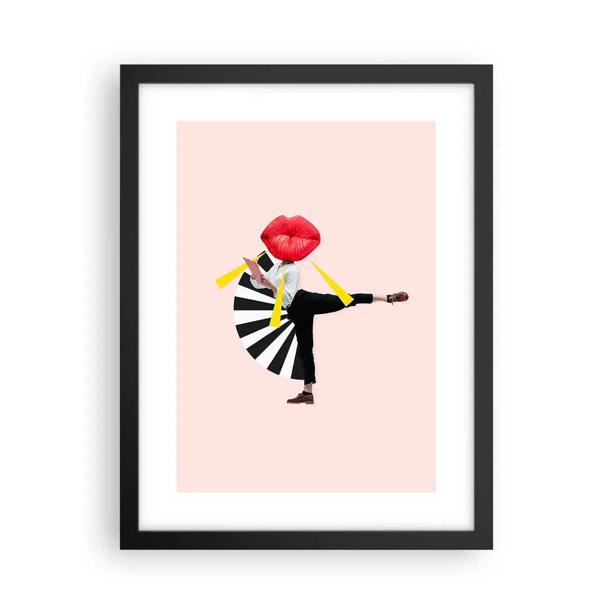Poster în ramă neagră - Artă pop suprarealistă - 30x40 cm