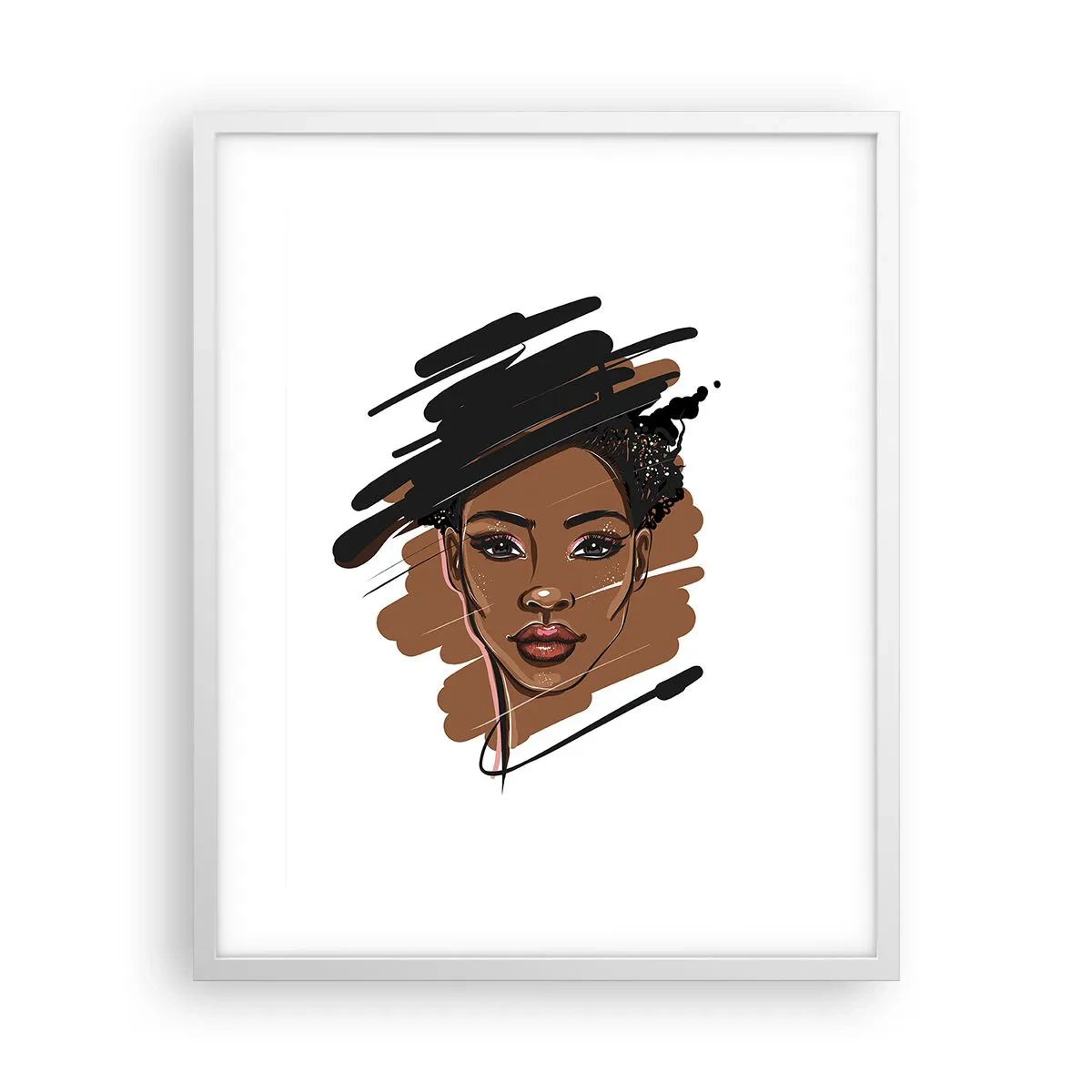 Poster în ramă albă - Dulce ca ciocolata - 40x50 cm