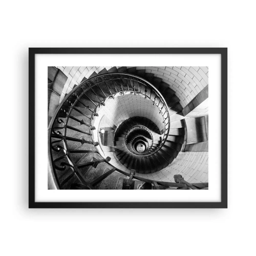Poster în ramă neagră - Din ce în ce mai sus - 50x40 cm