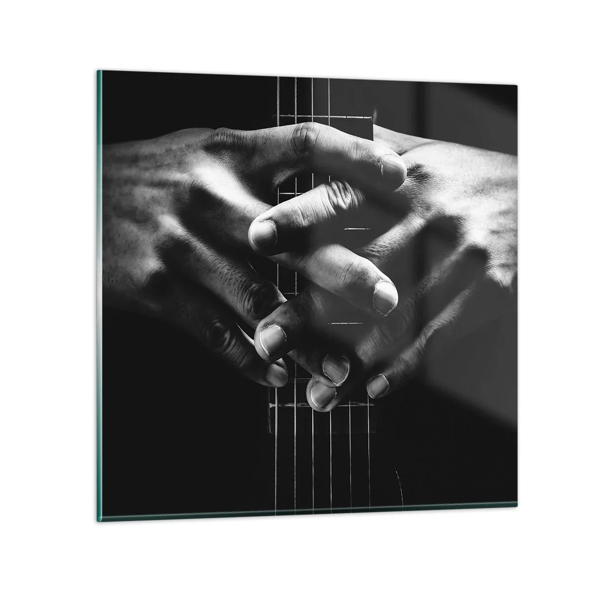 Tablou pe sticlă - Rugăciunea artistului - 60x60 cm