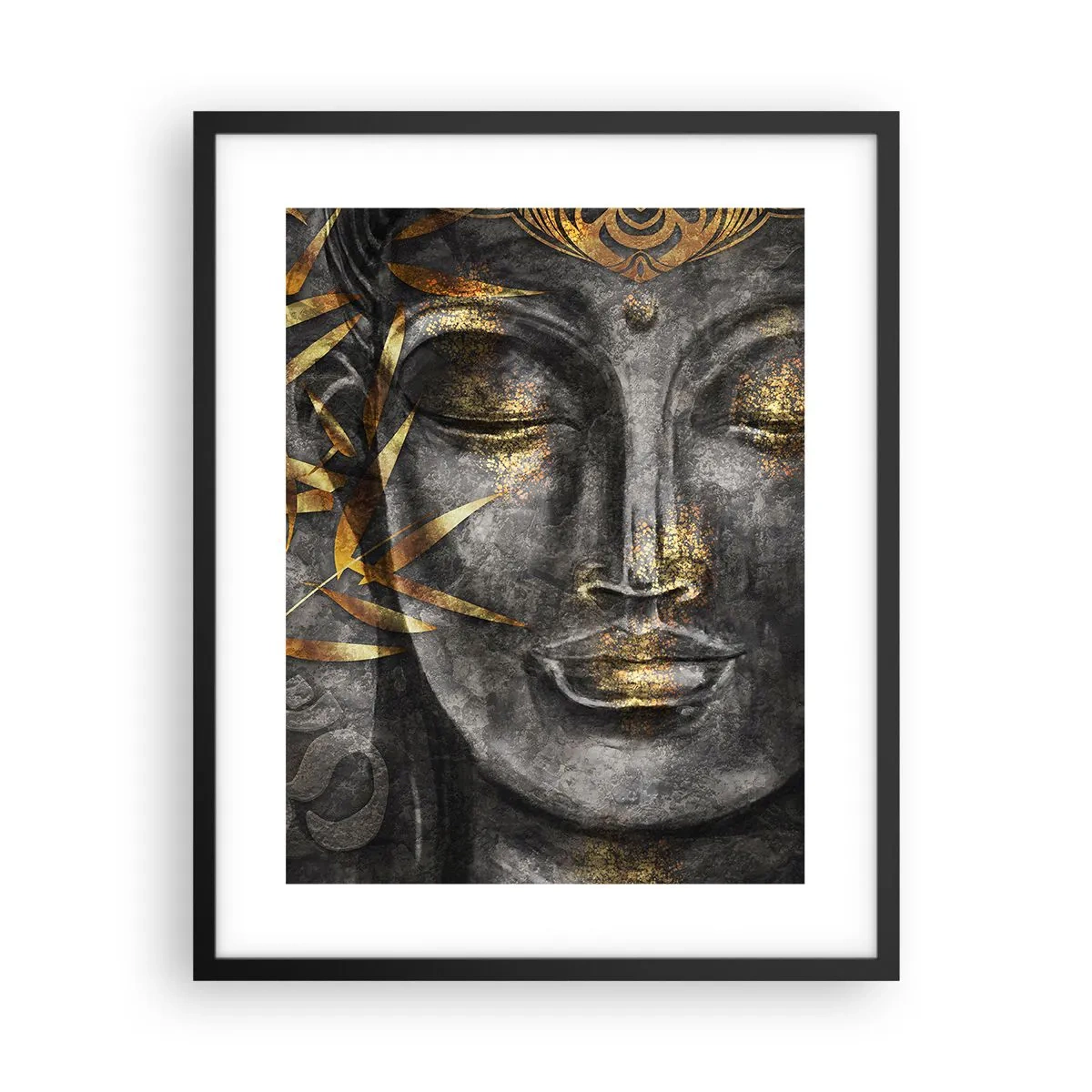 Poster în ramă neagră - Simțiți pacea - 40x50 cm