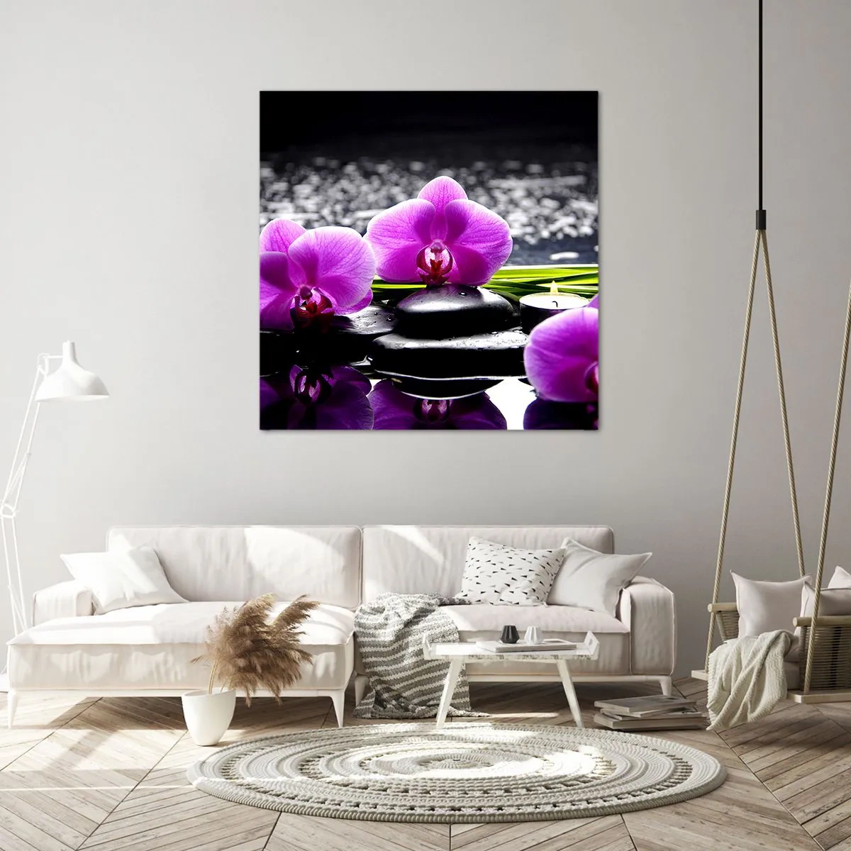 Tablou pe pânză - Să te scufunzi în pace și liniște - 70x70 cm