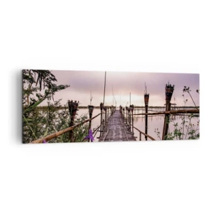 Tablou pe pânză - Pacea și liniștea Asiei - 140x50 cm