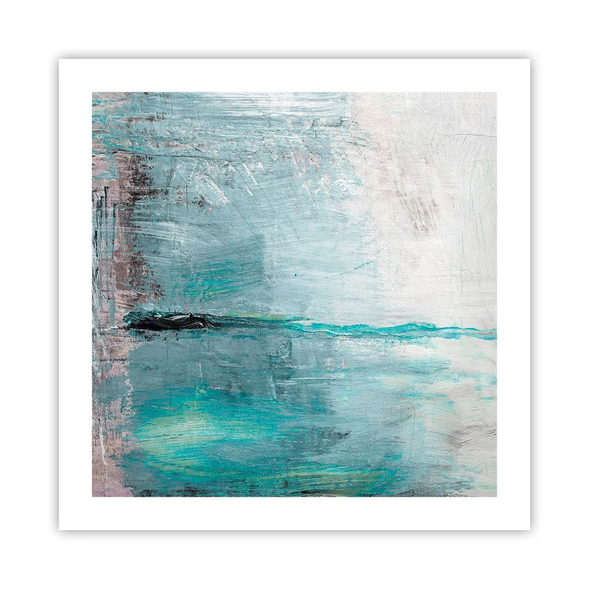 Poster - Orizontal în albastru - 50x50 cm