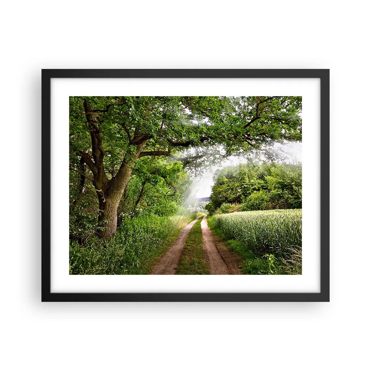 Poster în ramă neagră - Et in Arcadia ego - 50x40 cm