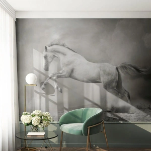 Fototapetă personalizată Premium Canvas - Între veghe și visare - Animale, Cal, Natură