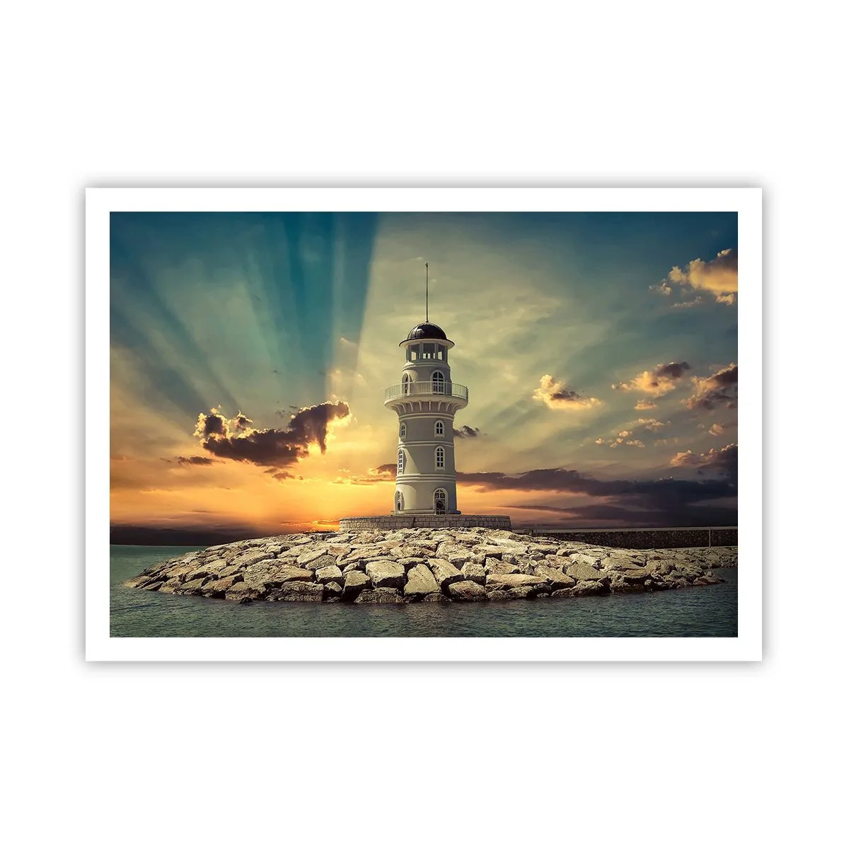 Poster - Lumină - Bunătate - Frumusețe - 100x70 cm